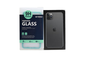 Ibywind Screen Protector for iPhone 11 Pro Max [Pack of 2] with Back Carbon Fiber Skin Protector,Including Easy Install Kit