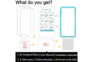 [2PCS Pack] Huawei Honor View 10 Screen Protector,**Bubble Free Installation Applicator** Ibywind Tempered Glass Screen Protector [Anti-Fingerprint] For Huawei Honor V10-Transparent