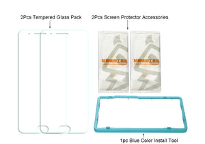 [2PCS Pack] Xiaomi Mi Note 3 Screen Protector,**Bubble Free Installation Applicator** Flos Tempered Glass Screen Protector [Anti-Fingerprint] For Xiaomi Mi Note 3-Transparent