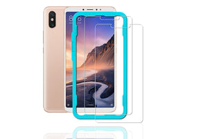 Ibywind Xiaomi Mi Max 3 Screen Protector [Pack of 2] Premium Tempered Glass Screen Protectors with Easy Install Kit for Xiaomi Mi Max 3