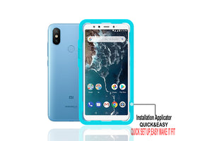 Ibywind Xiaomi Mi A2 Screen Protector [Pack of 2]-3D Full Coverage Premium 9H Tempered Glass Screen Protectors with Easy Install Kit for Xiaomi Mi A2