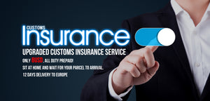 Upgraded Customs Insurance Service: Only 8USD , All Duty Prepaid!