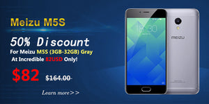50% Discount For Meizu M5S (3GB-32GB) Gray At Incredible 82USD Only!