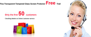 Free Trail---All cell phones transparent tempered glass screen protector