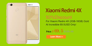 50% Discount For Xiaomi Redmi 4X (2GB-16GB) Gold At Incredible 69.5USD Only!