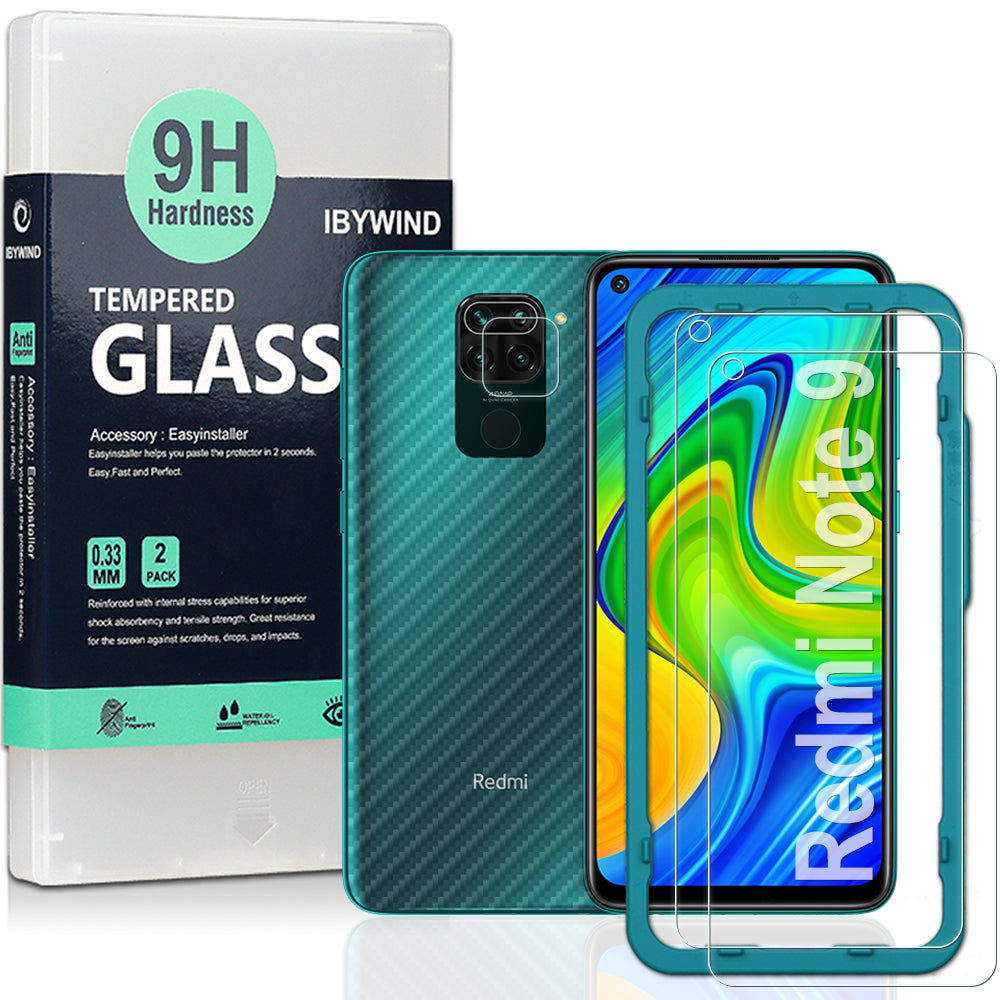 Ibywind 2PCS Pack Redmi Note Screen Protector,**Bubble Free