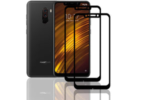 Ibywind POCOPHONE F1 Screen Protector [Pack of 2]-3D Full Coverage Premium 9H Tempered Glass Screen Protectors for POCO F1