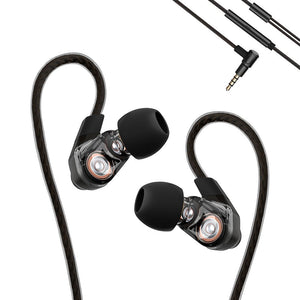 RM-580 Sports Earhook Headphones Earbuds Earphones With Microphone - Sweatproof, Noise Cancelling, HIFI Stereo Bass, Crystal Clear Sound, Ergonomic Comfort-Fit Design, Best for Running