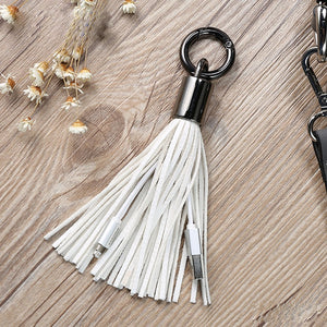 Tassels Ring Series - Apple Lightning Fast & Durable Charging Cable / Data Transfer - Tassels Style Key Chain - Stylish, Fashionable, Creative, Convenient