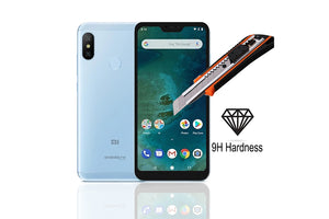 Ibywind Xiaomi Mi A2 Lite Screen Protector [Pack of 2]-3D Full Coverage Premium 9H Tempered Glass Screen Protectors with Easy Install Kit for Xiaomi Mi A2 Lite
