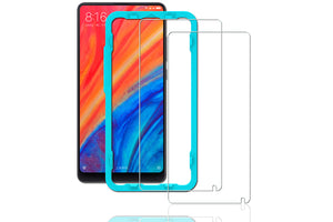 Ibywind Xiaomi Mi Mix 2S Screen Protector [Pack of 2] Premium Tempered Glass Screen Protectors with Easy Install Kit for Xiaomi Mi Mix 2S