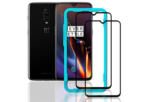 Ibywind OnePlus 6T Screen Protector [Pack of 2]-3D Full Coverage Premium Tempered Glass Screen Protectors with Easy Install Kit for OnePlus 6T